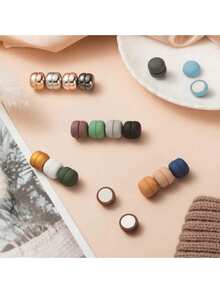 18pcs Colorful Magnetic Hijab Pins For Women, Business Magnetic Hijab Clips, Multifunctional Small Magnetic Hijab Pins,Scarf,Beach,Holiday - Multicolor - View 3