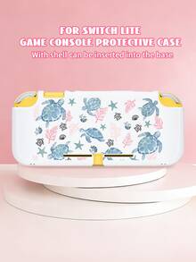 1pc Ocean Element Turtle Pattern Protective Case For Nintendo Switch 2 (2025) Game Console, Compatible With Switch NS/Switch OLED/Switch Lite, TPU Soft Shell, Universal Protective Cover, Switch Controller Protector, Switch Gaming Accessories, Anti-Drop, Anti-Slip, Scratch-Resistant, Stylish, Best Gift For Family And Friends - View 5