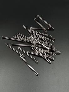 [6pcs/Set]Metal Elastic Threading Clips With Sliding Ring Lock, Quick Rope Threading Tool For DIY Crafts, Clothing Repair, Waistband Elastic, Garment Alteration And Fabric Decoration, Essential Sewing Accessory For Studios And Home Crafts - Elastic Clip - View 1