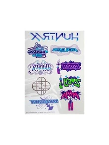 Bộ 1 miếng dán hình xăm Kpop Demon Hunters được cấp phép chính thức, hình ảnh nhân vật quỷ AZAZ, đồ họa độc đáo, quà tặng sinh nhật, Netflix - A - Xem 5