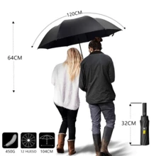 AMOROSA Outdoor Umbrellas - Black - View 7