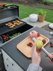 1个不锈钢多功能果蔬去核器，适用于苹果、梨、番茄、甜椒、辣椒等，厨房烹饪小工具 - 彩色 - 查看 5