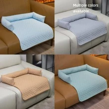 Summer Ice Silk Pet Bed, Dog/Cat Cooling Mat Breathable Pad, Chilling Sensation Pet Supplies - Camel - View 3