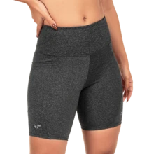 Women's Compression Shorts With Pockets For Running, Walking, Gym - Gris Claro - Ver 3