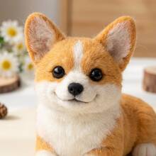 1 set kit de împâslire cu acul pentru animale, kituri de împâslire pentru începători și adulți cu tutoriale pas cu pas, kit de împâslire DIY pentru câini, ornamente decorative drăguțe și amuzante pentru casă, cadouri inedite pentru ziua de naștere, Ziua Îndrăgostiților și Paște - Corgi - Vizualizare 3