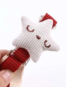 1套宠物千鸟格海星牵引绳，狗狗胸背带牵引绳，适合遛小型/中型犬，如贵宾犬、泰迪犬等，宠物用品 - 彩色 - 查看 8