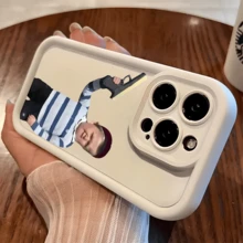 Esta funda infantil con estampado de pistola es compatible con Apple  16E/15/14/13/12/11/PRO/PLUS/PROMAX/MINI, S/A/M/NOTE, S/G/EDGE/E, Transition Spark/HANTOM/CAMON/INFINIX, Honor 400/PLAY/X/Y, OPPO Reno/A/F, 14/Redmi/POCO/NOTE y otros modelos. Está fabricada en TPU transparente, sencillo, elegante y resistente. Es una opción ideal para San Valentín, Halloween, Navidad, para uso personal o como regalo. - Burdeos - Ver 5