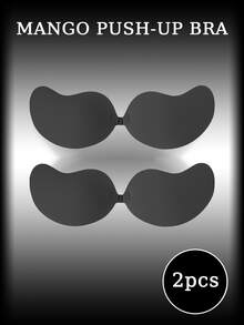 1/2/4pcs Women Silicone Adhesive Bras - Front Closure Lift & Shape, Strapless Backless, Invisible & Comfortable, All-Day Wear, Reusable, Seamless - Multicolor - View 12