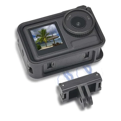 Dual Claw Magnetic Base Suitable For Action 4 And Action 3, Magnetic Quick Release Mount Accessory For Action Cameras