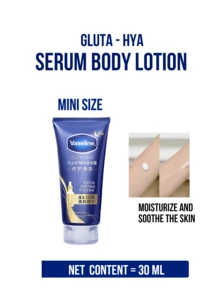 Vaseline 30/280毫升谷胱甘肽-玻尿酸精华水(夜间使用),修护提亮,7天亮白效果,淡化瑕疵,24小时保湿,3秒吸收,蕴含10倍谷胱甘肽-玻尿酸精华(谷胱甘肽/玻尿酸/积雪草提取物),每日焕发光彩,适合追求快速提亮和修护的人士,日常护肤必备,令肌肤透亮均匀,淡化瑕疵。 - 凡士林精華身體露修護煥亮 - 查看 14