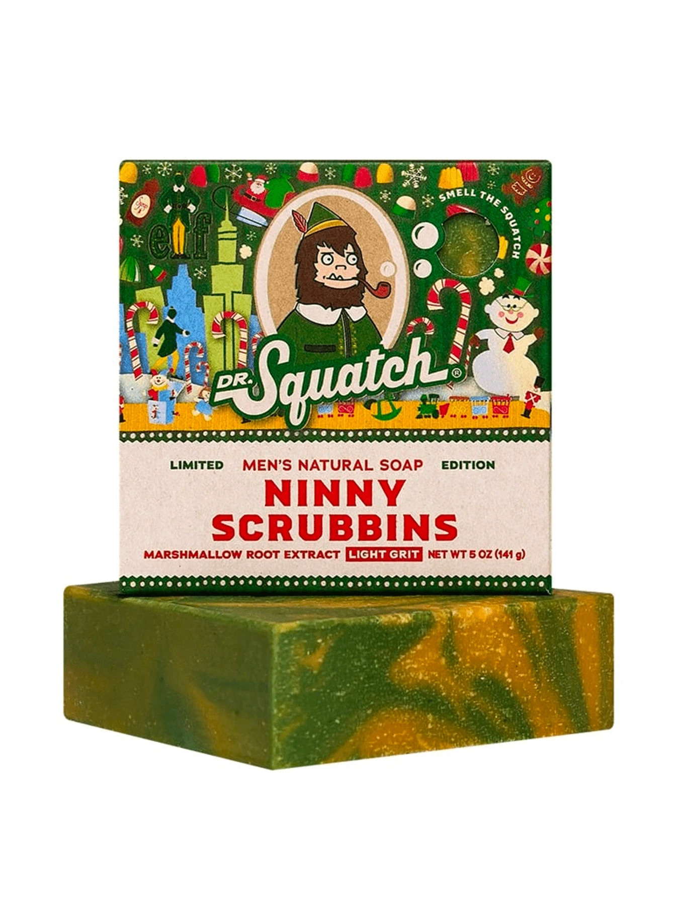 Dr. Squatch Ninny Scrubbins 香皂限量版 5 盎司/141 克 - 妮妮.斯克拉賓斯 - 查看 1