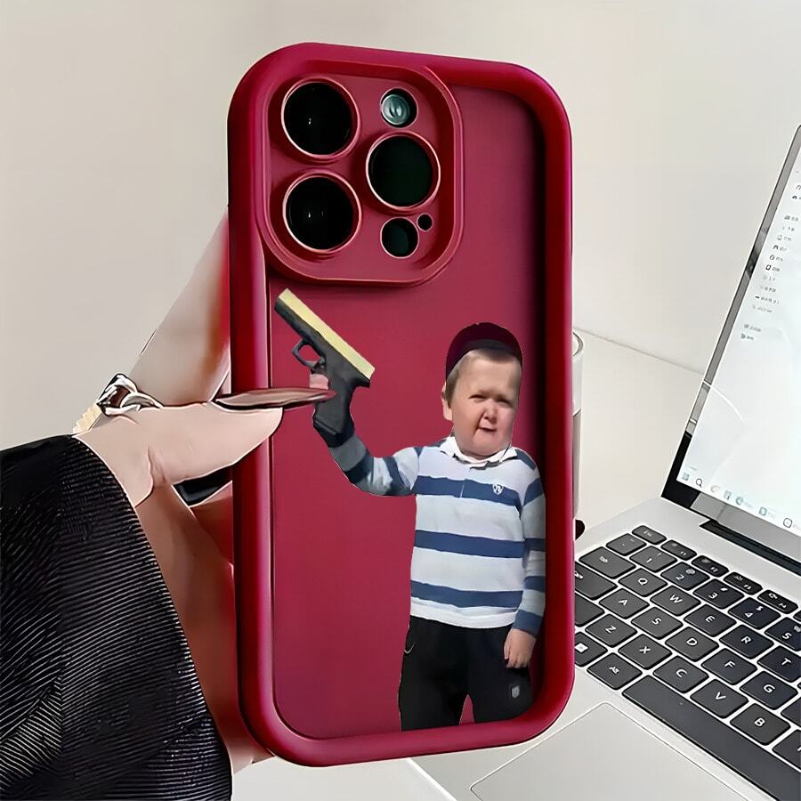 Esta funda infantil con estampado de pistola es compatible con Apple 16E/15/14/13/12/11/PRO/PLUS/PROMAX/MINI, S/A/M/NOTE, S/G/EDGE/E, Transition Spark/HANTOM/CAMON/INFINIX, Honor 400/PLAY/X/Y, OPPO Reno/A/F, 14/Redmi/POCO/NOTE y otros modelos. Está fabricada en TPU transparente, sencillo, elegante y resistente. Es una opción ideal para San Valentín, Halloween, Navidad, para uso personal o como regalo. - Burdeos - Ver 1