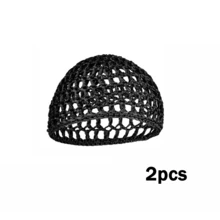 Mũ đội tóc giả dày, dài, có thể điều chỉnh, dạng lưới, đan móc, may vá, băng đô lưới giữ tóc. - Xem 10