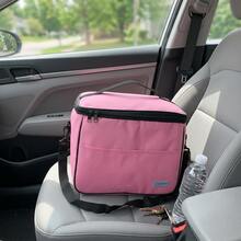 Large Capacity Thermal Lunch Bag, Portable And Multifunctional, 33cm X 22cm X 24cm, With Adjustable Shoulder Strap For Carrying Lunch To Work, School, Picnics, Camping, And Travel. Waterproof Handheld Cooler With Aluminum Lining To Keep Food Hot Or Cold. Available In Various Colors For Adults And Children. The Perfect Solution For Everyday Use, Keeping Your Meals Fresh. - 粉色 - 查看 4