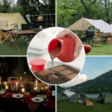 单包装硅胶巧克力融化器，微波炉适用，不粘耐热，适用于烘焙、糖果制作、巧克力火锅、DIY手工、商业或家庭厨房使用 - 彩色 - 查看 4