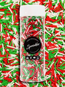 彩虹糖屑蛋糕装饰套装，逼真装饰，适用于冰淇淋、纸杯蛋糕、甜甜圈、松露巧克力、马卡龙、华夫饼、棒棒糖、翻糖和甜点桌 | 生日、婚礼、圣诞节、情人节DIY派对用品，仅供装饰 - 彩色 - 查看 11