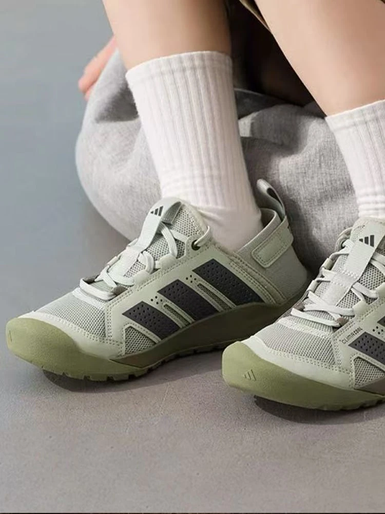 Giày leo núi adidas DAROGA 25 Fabric Comfort, Unisex, Xanh lá cây - Màu xanh Ô liu - Xem 1