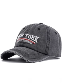 JZML 1顶男女通用纽约字母刺绣棒球帽 - A - 查看 7