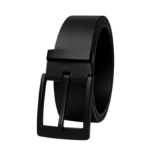 Men's Black Belt Formal Casual Adjustable Strap With Removable Buckle Minimalist Modern - màu đen - Xem 1