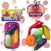 Mini-Market Toy + Plastic Fruit Food - 彩色 - 查看 5