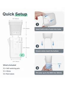 Khay tưới nước cho cây con mọng nước bằng nhựa dày, đường kính nhỏ, chậu trồng cây dạng lưới vuông. - trắng - Xem 6