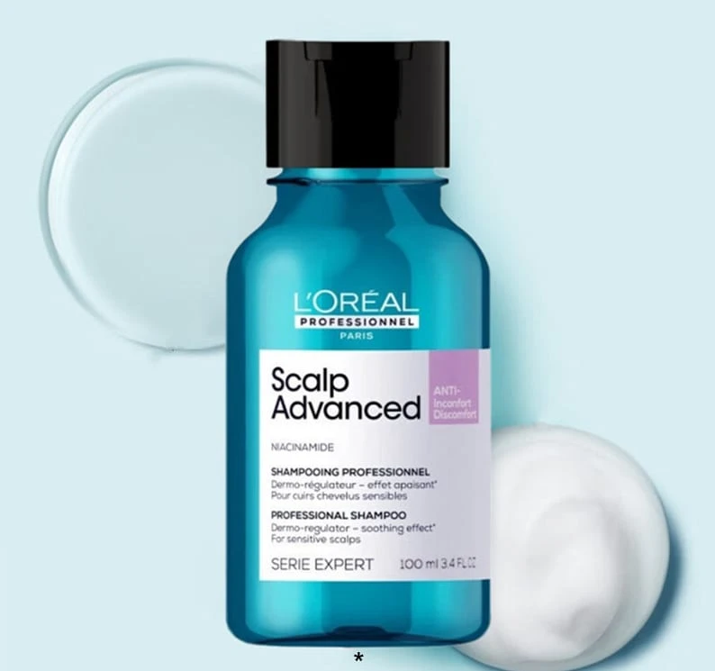 L’Oreal Paris LOR L'Oreal Salon Exclusive Scalp Soothing Shampoo 100ml, Oil Control, Refreshing, Volumizing - Shampoo - View 1