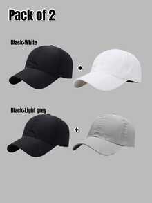 Topi Baseball Pria - Topi Matahari Musim Panas, Cepat Kering, Bernapas, Ringan, Dapat Diatur, Cocok untuk Lari, Golf, Mendaki, dan Aktivitas Luar Ruangan - A - View 9