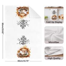 2 chiếc khăn lau bếp họa tiết bánh sừng bò tối giản, chất liệu polyester mềm mại, thích hợp trang trí nhà bếp, lau dọn, trang trí tiệc tùng, đồ dùng thiết yếu cho nhà bếp và phòng tắm, trang trí nhà cửa, quà tặng tân gia. - Nhiều màu - Xem 4