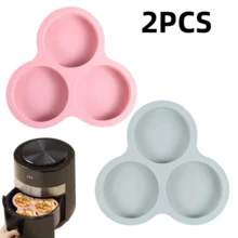 1/2pcs Reusable Non-Stick Silicone Baking Mold - Microwave & Oven , Flexible Triangle Design For Tarts, Burgers, Pancakes - Easy Clean Multifunctional Kitchen Tool, Unique Shaped Baking Mold - Multicolor - View 13