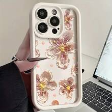 Esta funda para teléfono con estampado de flores de cerezo estilo pintura al óleo es compatible con Apple  16E/15/14/13/12/11/Pro/PLUS/Pro Max/MINI, S/A/M/NOTE, S/G/EDGE/E, Transition Spark/HANTOM/CAMON/INFINIX, Honor 400/PLAY/X/Y, OPPO Reno/A/F, 14/Redmi/POCO/NOTE y otros modelos. Está hecha de TPU transparente, sencillo, elegante y duradero. Es una opción ideal para el Día de San Valentín, Halloween, Navidad, para uso personal o como regalo. - Blanco - Ver 10