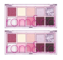 Rom&nd Better Than Palette 102g 07 Berry Fuchsia Garden 2pcs | Eye Makeup Palette, Matte And Shimmer Eye Shadow, Sparkling Glittery, Various 10 Shades, Long Lasting, High Pigmented, Blendable - 07 漿果紫紅色花園 - 查看 1