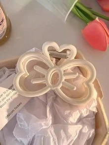 1/3 chiếc kẹp tóc hình nơ rỗng dễ thương, kẹp tóc búi cho bé gái, phụ kiện tóc. - Nhiều màu - Xem 6