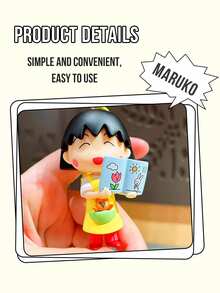 Móc khóa hộp bí ẩn Chibi Maruko-chan - Hướng dẫn minh họa về việc thay đổi công việc - Nhiều màu - Xem 9