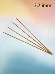 4pcs Extra Long Carbonized Bamboo Double-Ended Knitting Needles, 35cm Smooth Straight Sweater Needles, 2.0-10.0mm Multiple Sizes Available, Suitable For Large Sweater Making, Scarves And DIY Knitting Crafts - Knitting Needles - View 23
