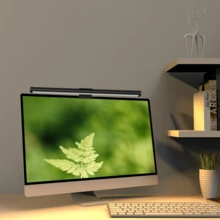 1pc LED Screen Light, Computer Screen Ambient Light, Indoor Lighting Lamp, Desk Lamp, Adjustable Three Colors, Three-Button USB Wire Control, 45-Degree Adjustable Angle, Computer Lamp, Eye-Care Lamp, Reading Light - USB - View 12