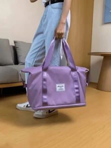1件裝大容量運動健身包，可擴展旅行托特包，適合日常訓練、健身、瑜珈、戶外運動、週末短途旅行及過夜行程 - 多色(無標) - 查看 2