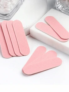 Dũa móng tay mini hai mặt, độ nhám 180/240, màu hồng và trắng, dụng cụ đánh bóng móng dùng một lần, dụng cụ làm móng. - Nhiều màu - Xem 5