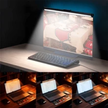 1pc LED Screen Light, Computer Screen Ambient Light, Indoor Lighting Lamp, Desk Lamp, Adjustable Three Colors, Three-Button USB Wire Control, 45-Degree Adjustable Angle, Computer Lamp, Eye-Care Lamp, Reading Light - USB - View 7