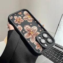 Esta funda para teléfono con estampado de flores de cerezo estilo pintura al óleo es compatible con Apple  16E/15/14/13/12/11/Pro/PLUS/Pro Max/MINI, S/A/M/NOTE, S/G/EDGE/E, Transition Spark/HANTOM/CAMON/INFINIX, Honor 400/PLAY/X/Y, OPPO Reno/A/F, 14/Redmi/POCO/NOTE y otros modelos. Está hecha de TPU transparente, sencillo, elegante y duradero. Es una opción ideal para el Día de San Valentín, Halloween, Navidad, para uso personal o como regalo. - Blanco - Ver 3