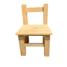 Sturdy And Durable Wooden Chair For Children, Child Design - Apricot - View 1