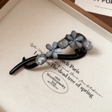 1pc Acrylic Resin Flower Minimalist Hair Clip - Multicolor - View 12