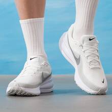 Nike REVOLUTION 8 Comfortable Versatile Breathable Low-Top Casual Running Shoes Men's Grey - Off-white - View 3