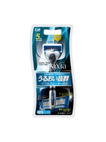 KAI 5-Blade Men's Razor With 5 Replacement Heads, 3 Styles Optional (XfitP Vertical Pack, Axia, BEST Vibration), Close & Smooth Shave For Sensitive Skin, Wet & Dry Waterproof, Portable Travel & Home Grooming Kit, Perfect Gift For Men, Dad, Husband, Boyfriend - Safety Tazor + Blade - View 7