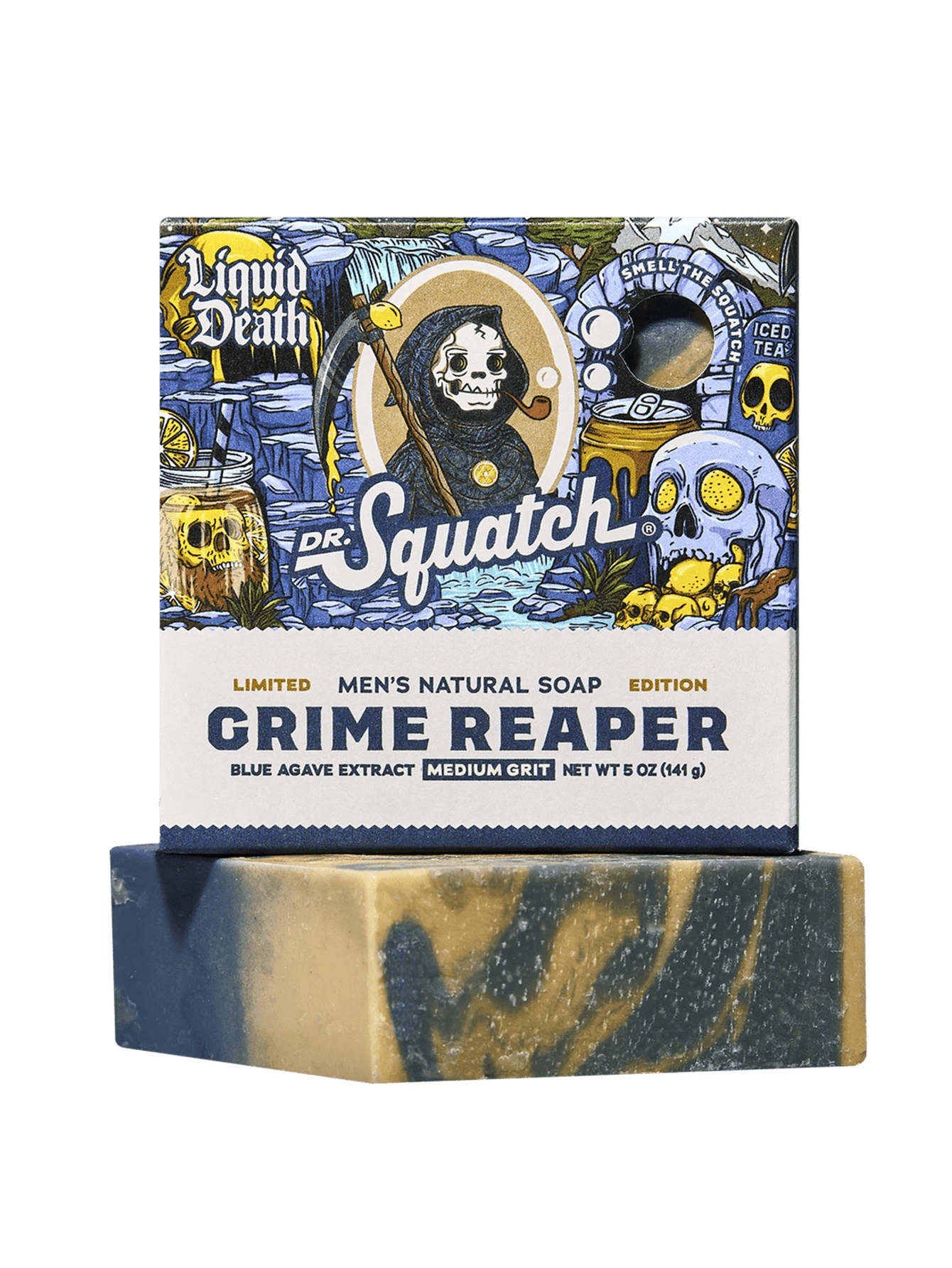 Dr. Squatch Xà phòng Grime Reaper 5oz/141g - Nhiều màu - Xem 1