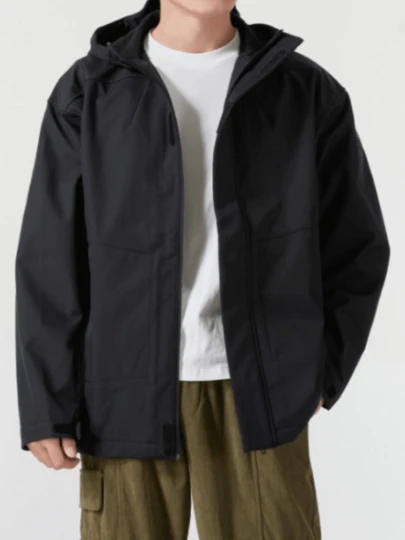  Áo khoác thể thao dáng rộng có mũ trùm đầu adidas dành cho nam giới