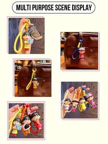 Móc khóa hộp bí ẩn Chibi Maruko-chan - Hướng dẫn minh họa về việc thay đổi công việc - Nhiều màu - Xem 11