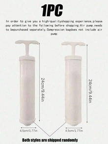 20/10/5个真空收纳袋，带泵，大容量防尘压缩袋，节省80%空间，可重复使用，适用于衣物、床上用品、衬衫、外套等，是搬家、返校、旅行、家居收纳的理想之选。 - 彩色 - 查看 24