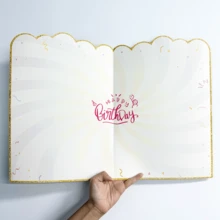 1 Thiệp Chúc Mừng Sinh Nhật Kích Thước Lớn, Thiệp Ghi Danh và Chúc Phúc Sinh Nhật, Món Quà Tuyệt Vời Nhất Cho Gia Đình và Bạn Bè, Thích Hợp Cho Kỷ Niệm, Đám Cưới, Lễ Phục Sinh, Lễ Tốt Nghiệp, Ngày của Mẹ, Tiệc Cô Dâu, Sinh Nhật, Lời Cảm Ơn - Văn Phòng Phẩm, Giáng Sinh - Nhiều màu - Xem 6