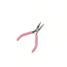 KLONKEE 1pc/8pcs Professional Jewelry Pink Handle Mini Pliers, Compact And Portable, Multi-Functional Precision Pliers (With Wire Stripping Function, Handmade Jewelry Making, Beading And Flat Wire Processing Tool), Suitable For DIY Jewelry Making - Pink - View 9