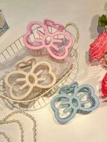 1/3 chiếc kẹp tóc hình nơ rỗng dễ thương, kẹp tóc búi cho bé gái, phụ kiện tóc. - Nhiều màu - Xem 7